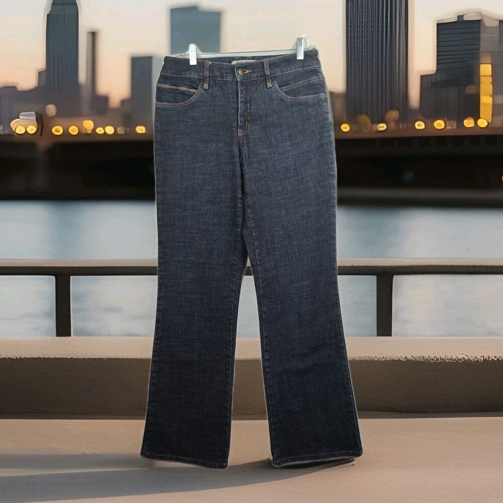 Tribal Stretch-Extensible Jeans, Women's size 4, bootcut, dark blue, 56430-919